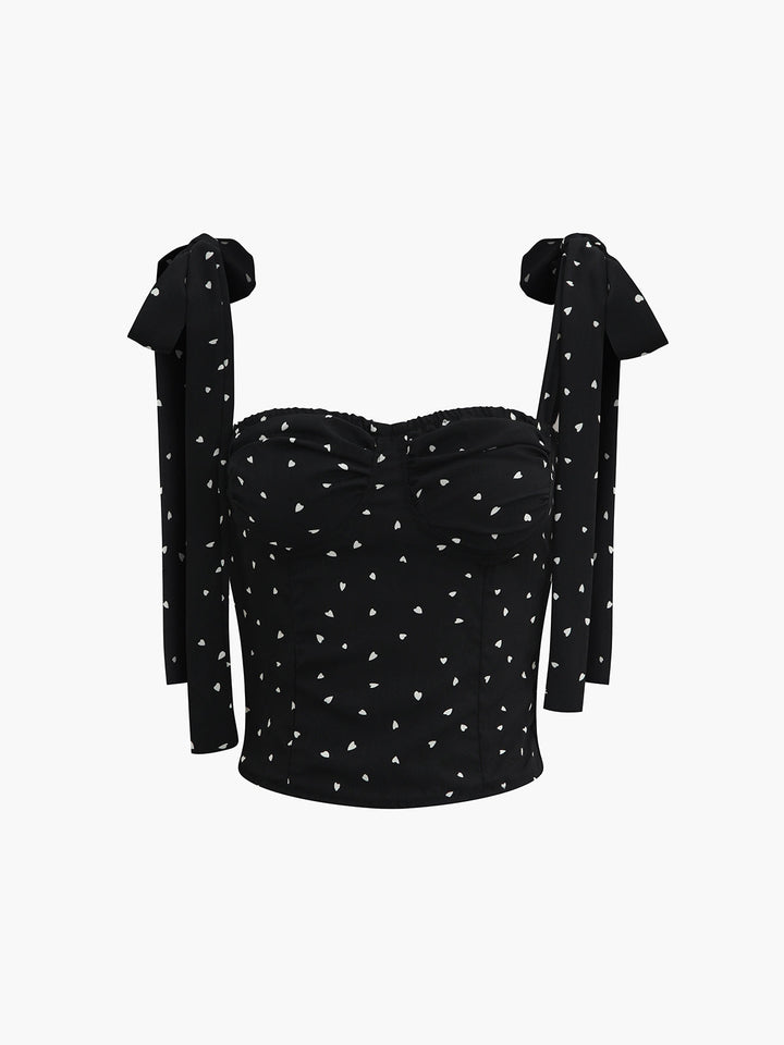 Taşlı Fiyonklu Kolsuz Gömlek Üst