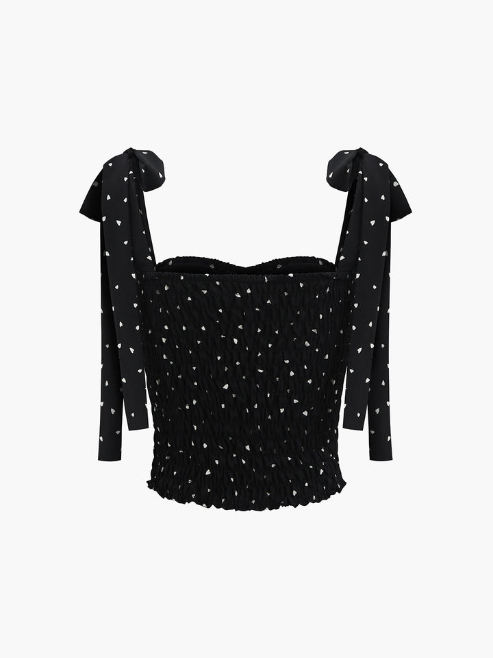 Taşlı Fiyonklu Kolsuz Gömlek Üst