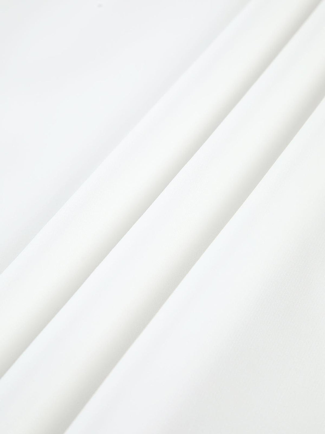 Kare Yaka Beyaz Midi Elbise