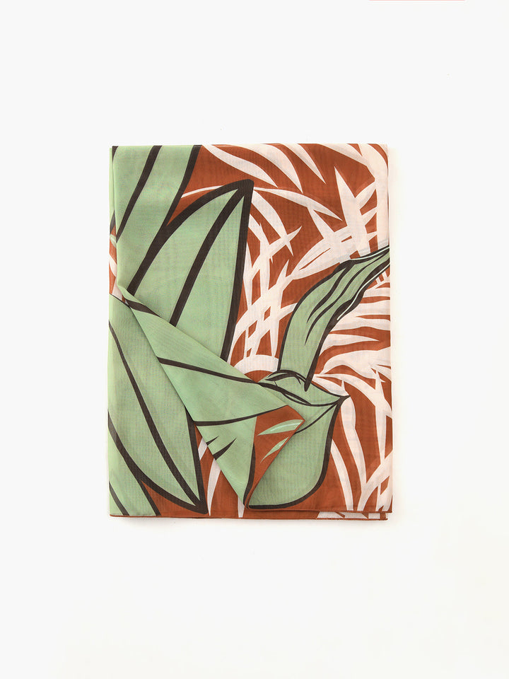 Coconut Grove Baskılı Şifon Etek