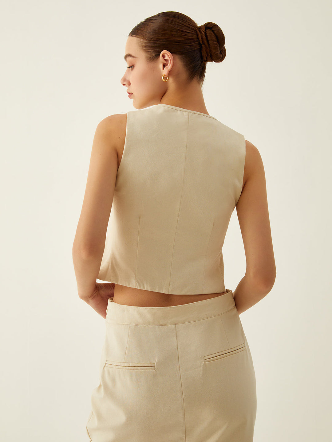 Kolsuz Ön Bağcıklı Yelek