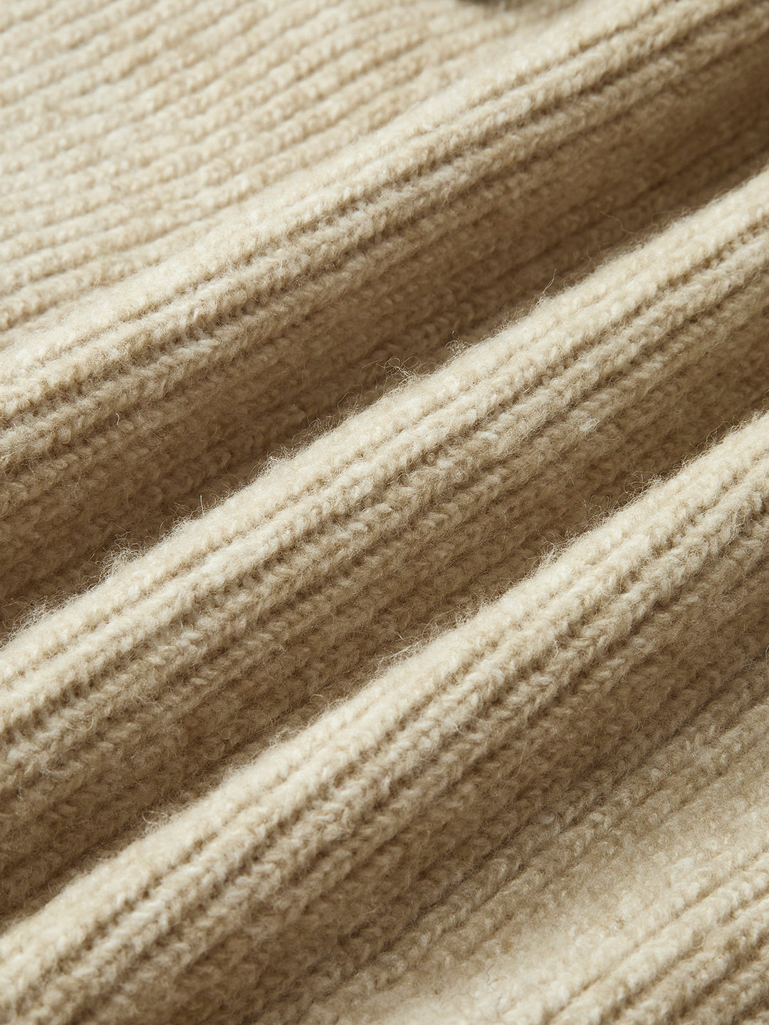 Fermuarlı Tüylü Örgü Dış Giyim