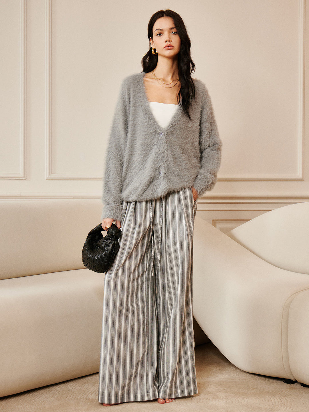 Büyük Boy Tüylü Hırka