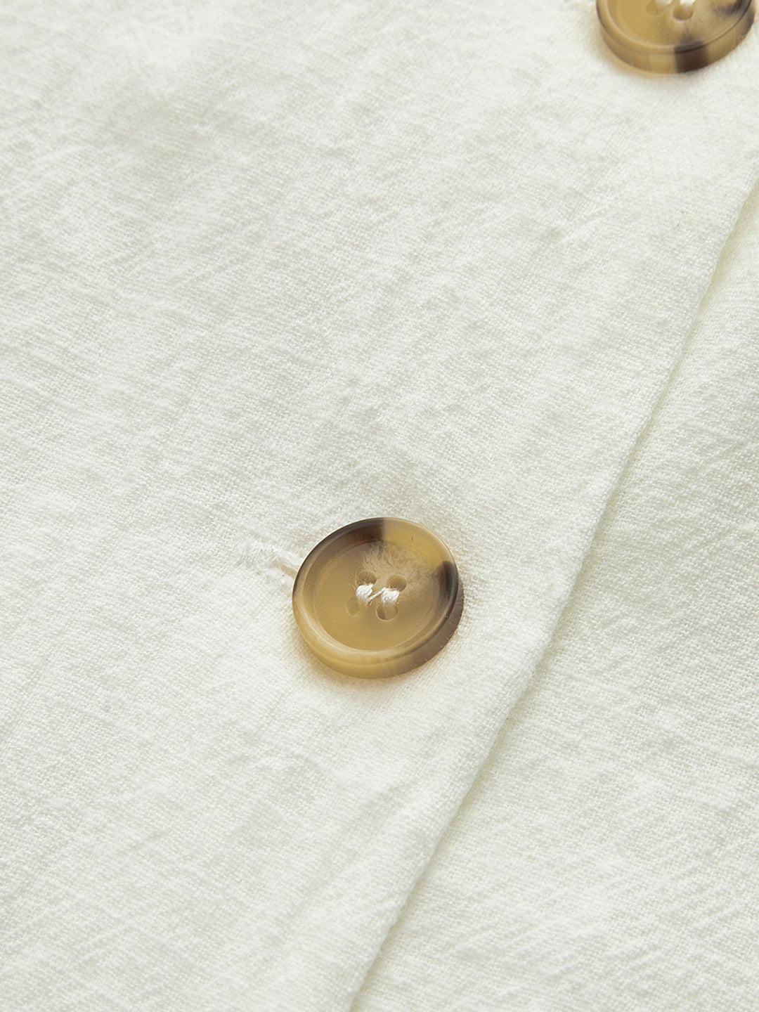 Pamuklu Ön Düğmeli Kısa Elbise