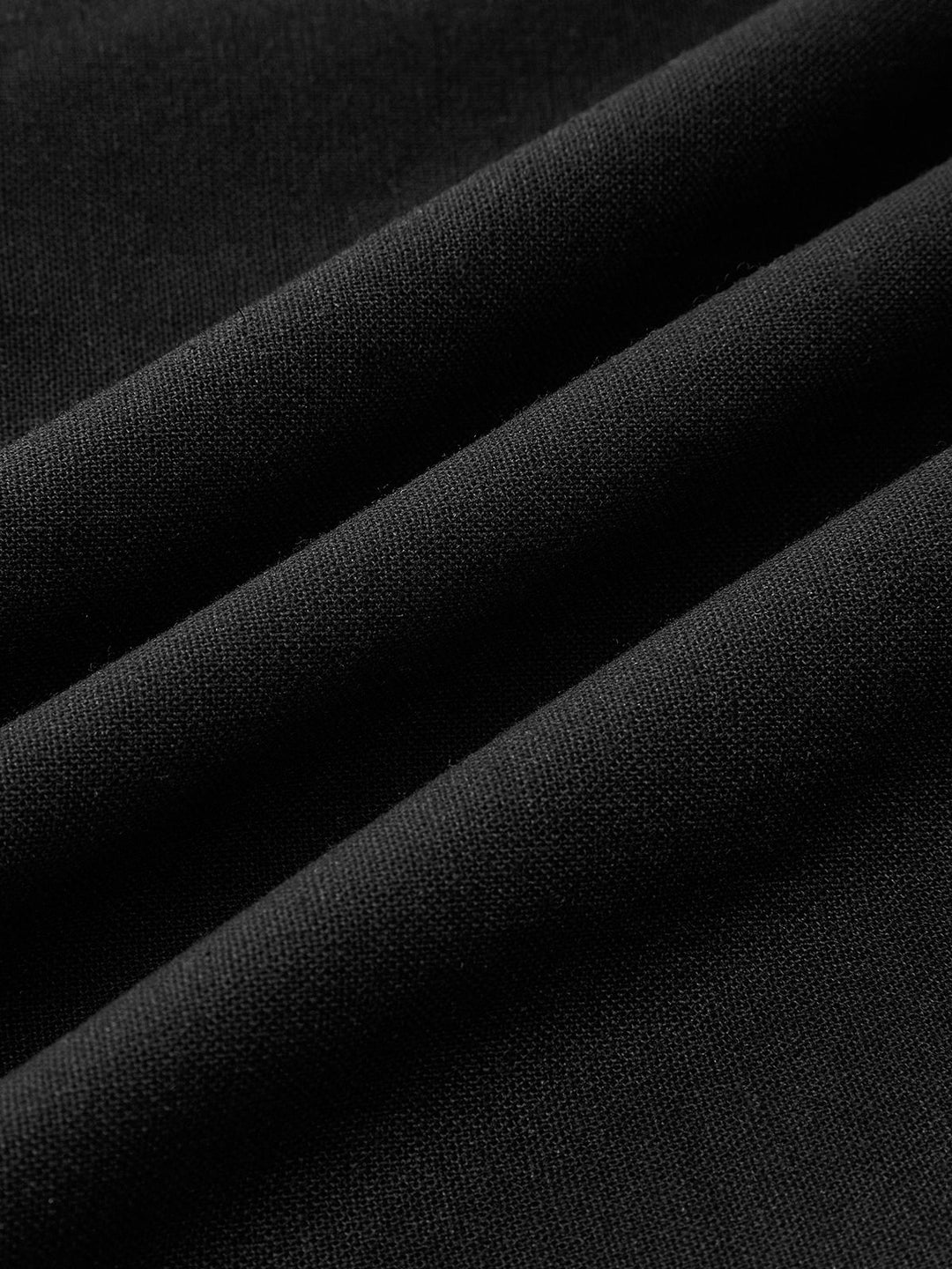 Pamuk Ve Keten Askılı A Kesim Uzun Elbise