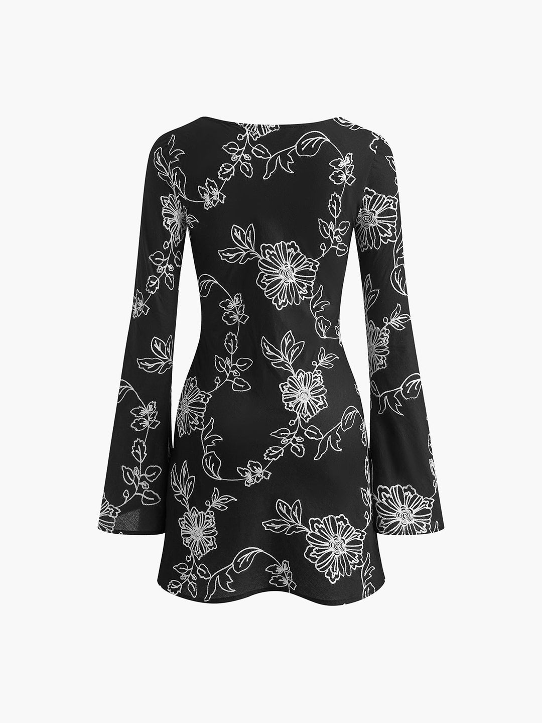 Vintage Saf Pamuk Jakarlı Elbise