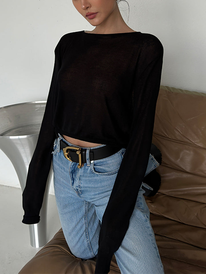 Sırtı Açık Seksi Tişört