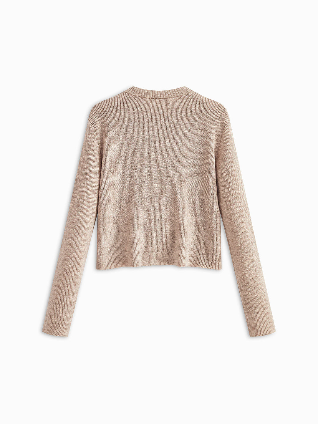 Düz Yivli Fiyonklu Düğümlü Hırka