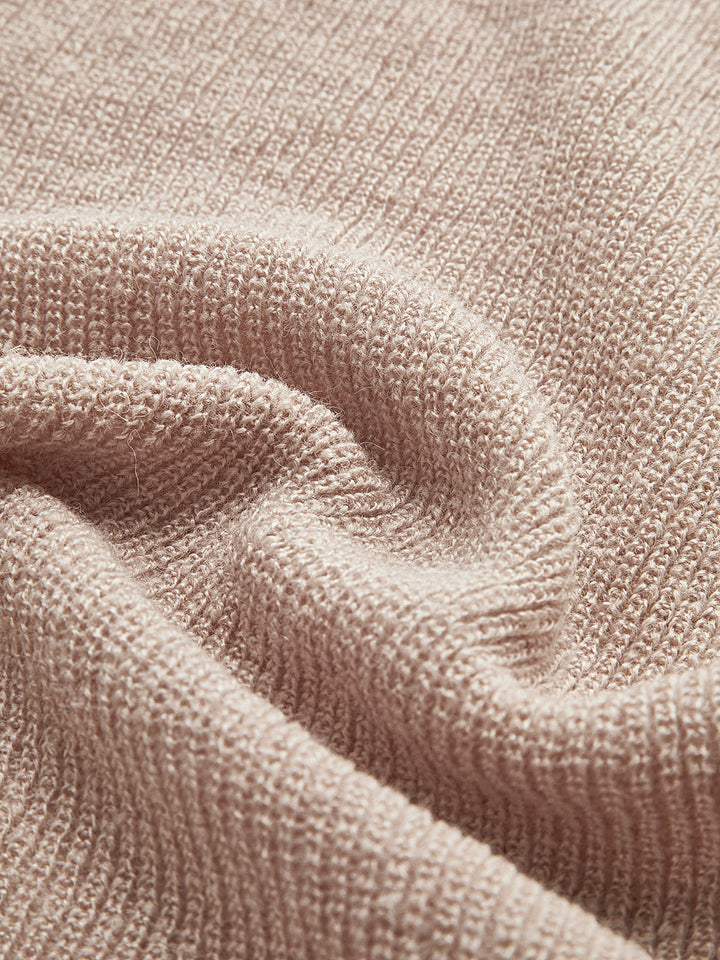 Düz Yivli Fiyonklu Düğümlü Hırka