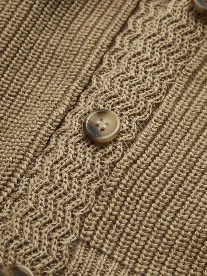 Vintage V Yakalı Hırka