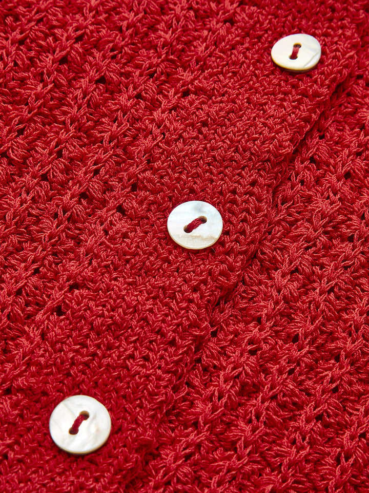 Dalgalı Kesim Göğüslü Hırka