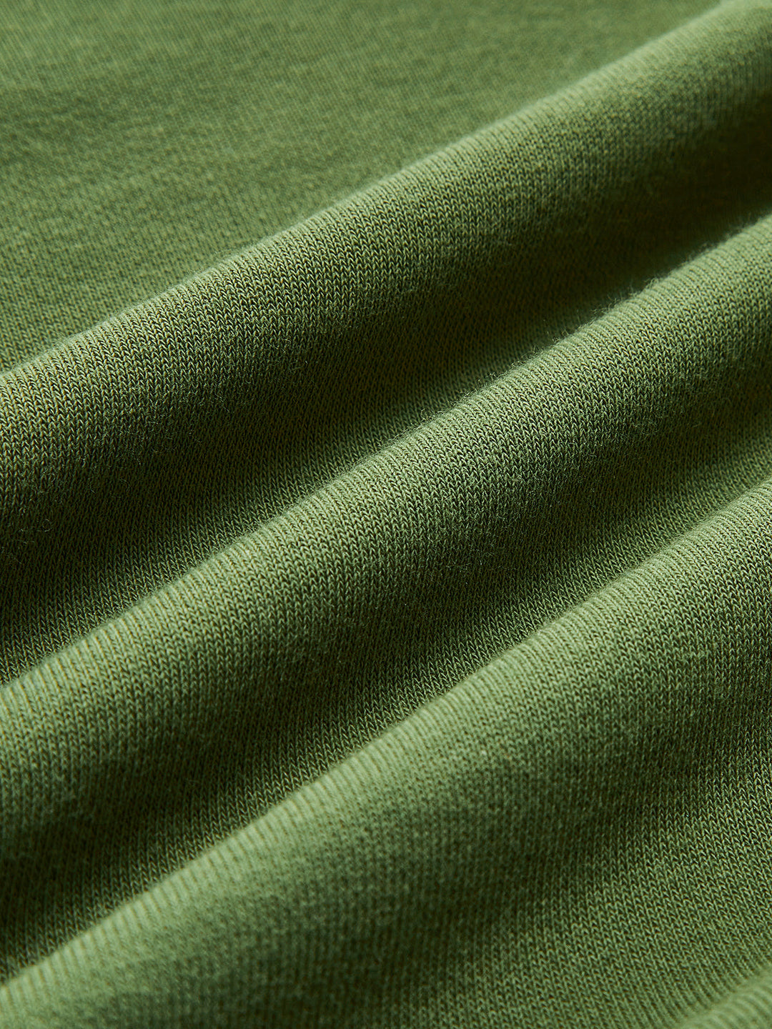 Düz Pamuklu Bölünmüş Sweatshirt