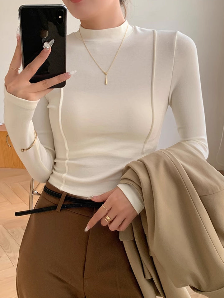 Düz Jersey Kenarlı Tişört