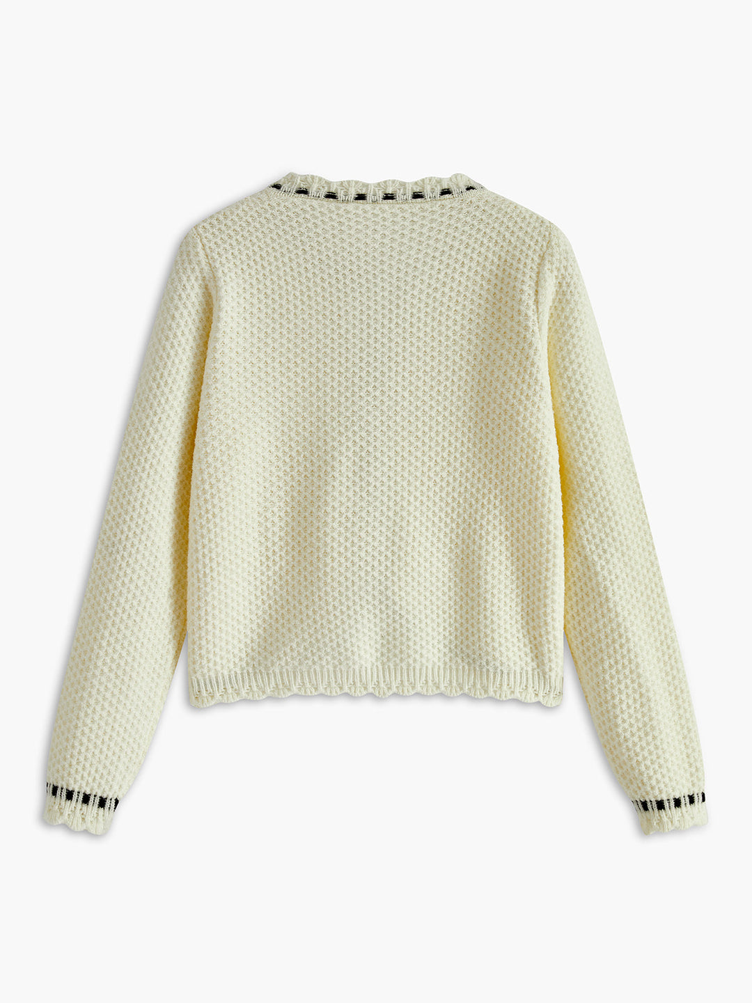 Zarif Dalgalı Kesim Kardigan