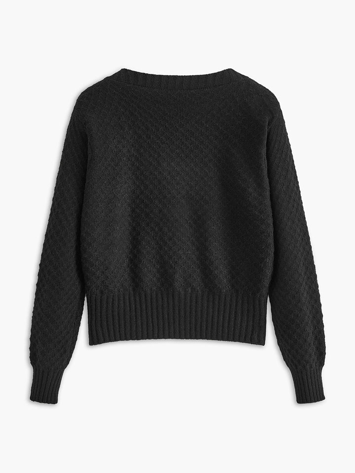 Leisure Asimetrik Düğmeli Hırka