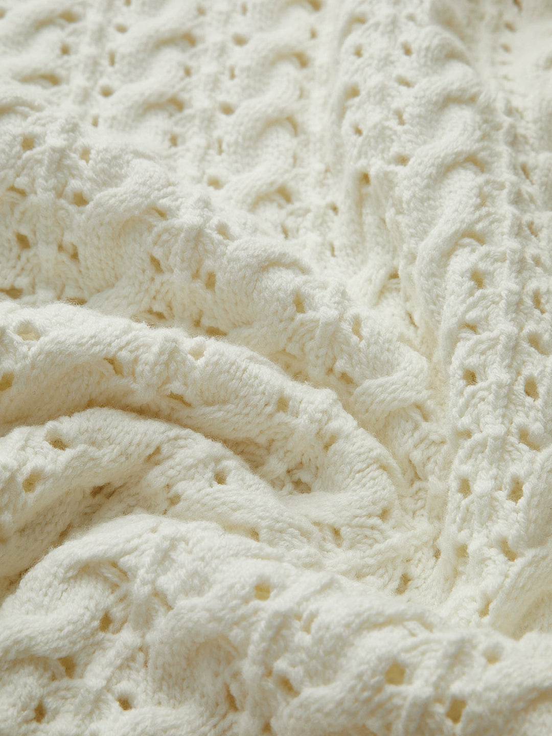 Fiyonklu Yuvarlak Yakalı Hırka