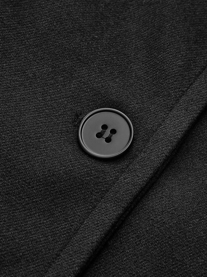 Katı Büyük Cepli Düğmeli Mont