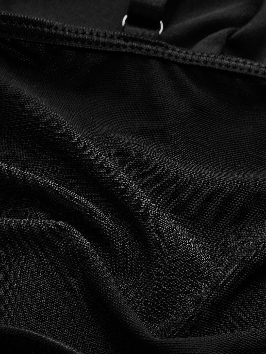 Yarı Şeffaf File Polka Dot Korse Üst