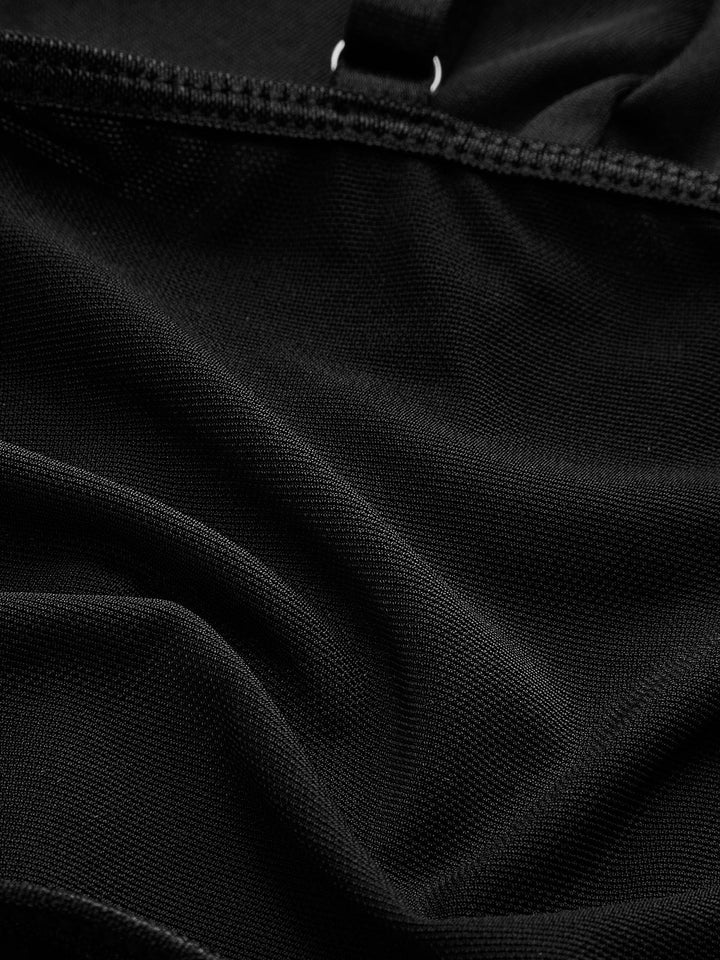 Yarı Şeffaf File Polka Dot Korse Üst