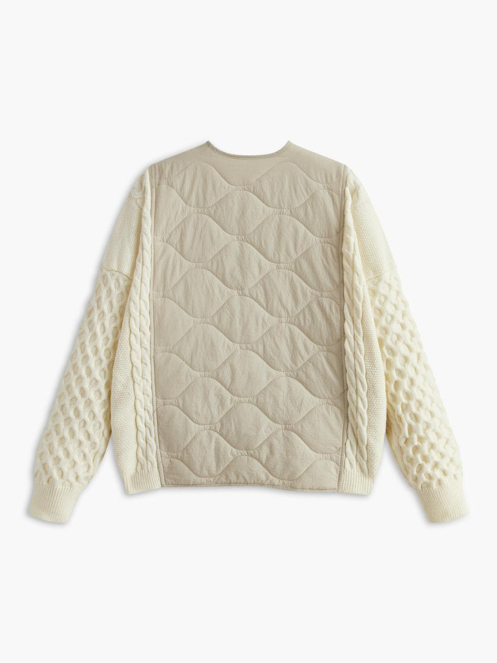 Quilted Harmony Knit Ceket