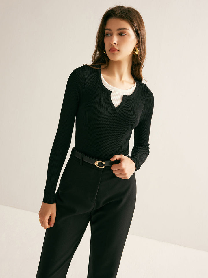 2'Si 1 Arada İnce Örgü Üst