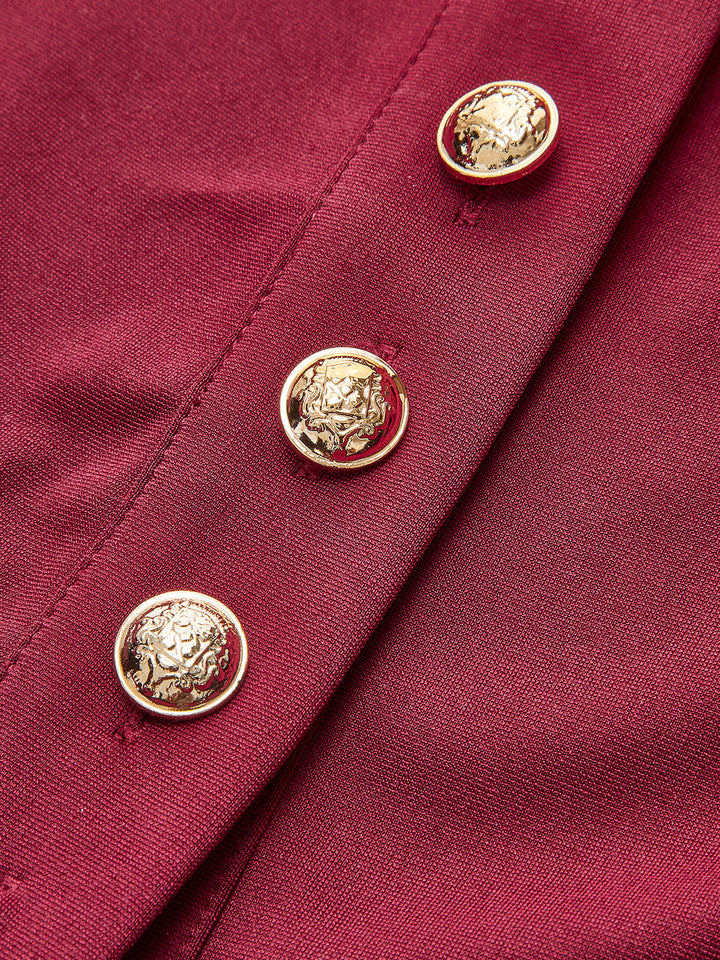 Düğmeli Kısa Ceket