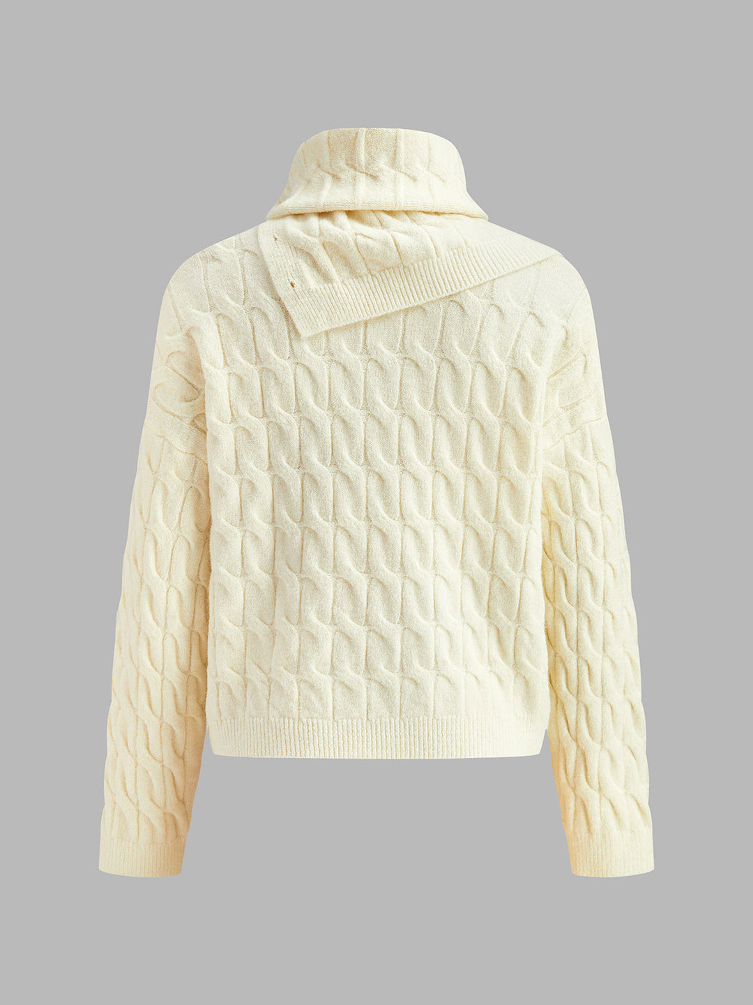 Düğmeli Atkılı Kablo Kazak