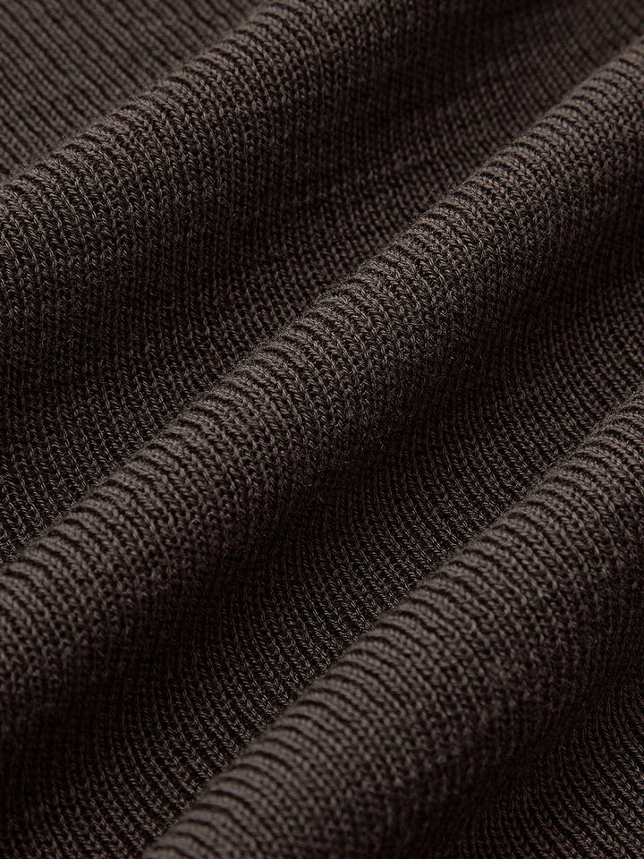 Yan Pileli İnce Örgü Üst