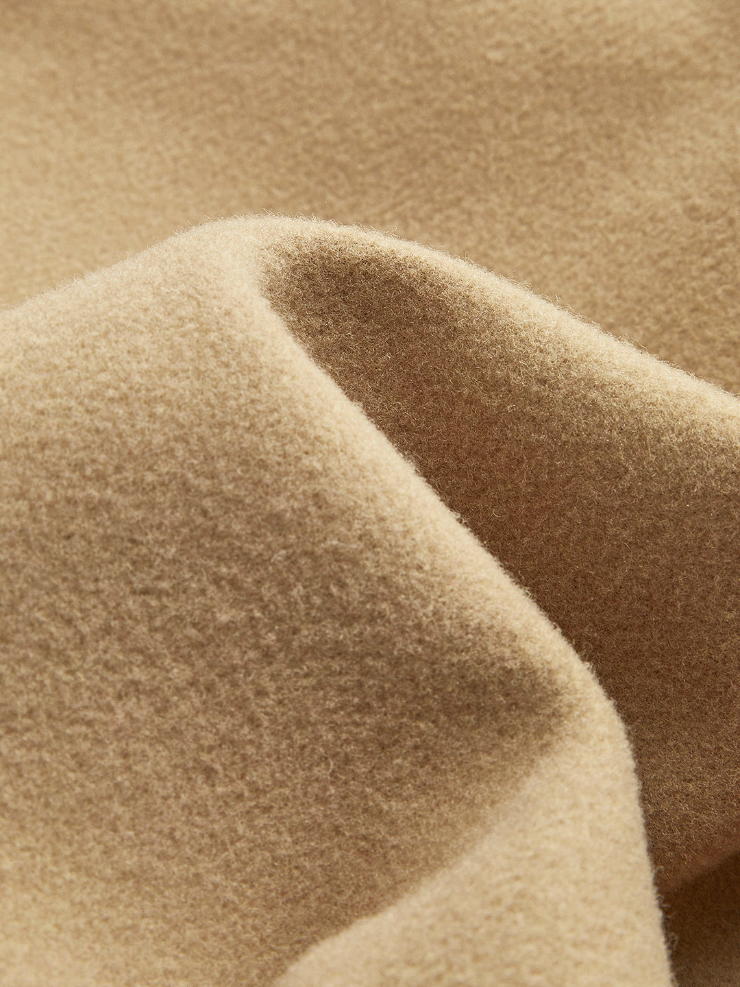 Minimalist Büyük Boy Yün Uzun Palto