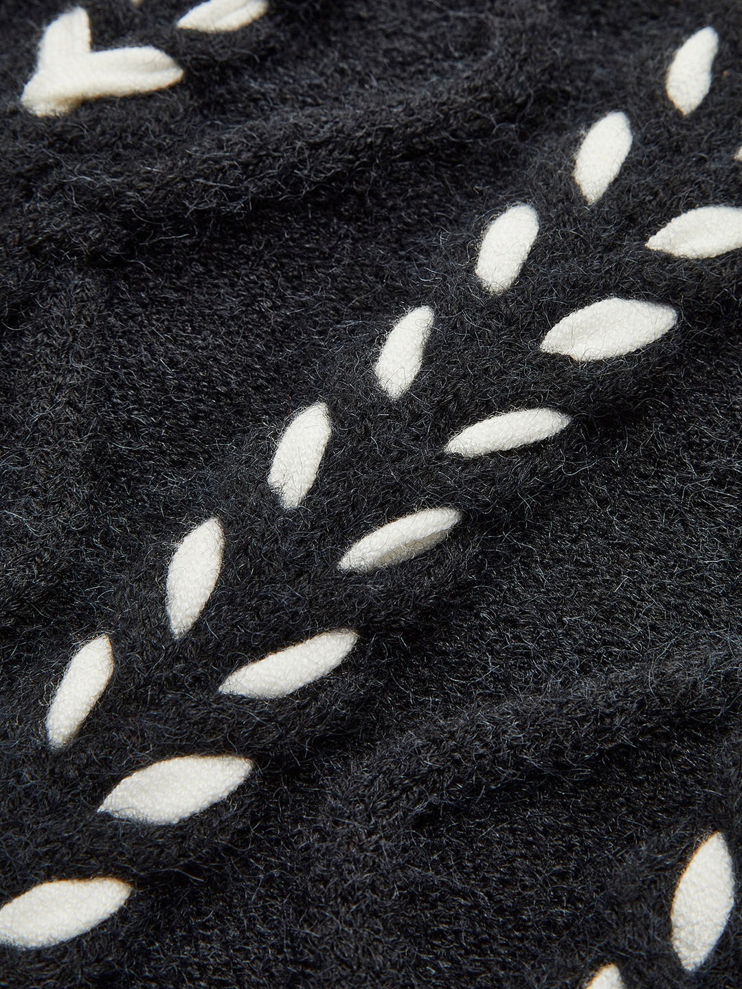 Kontrast Bağlama Sıkıştırılmış Büküm Kazak