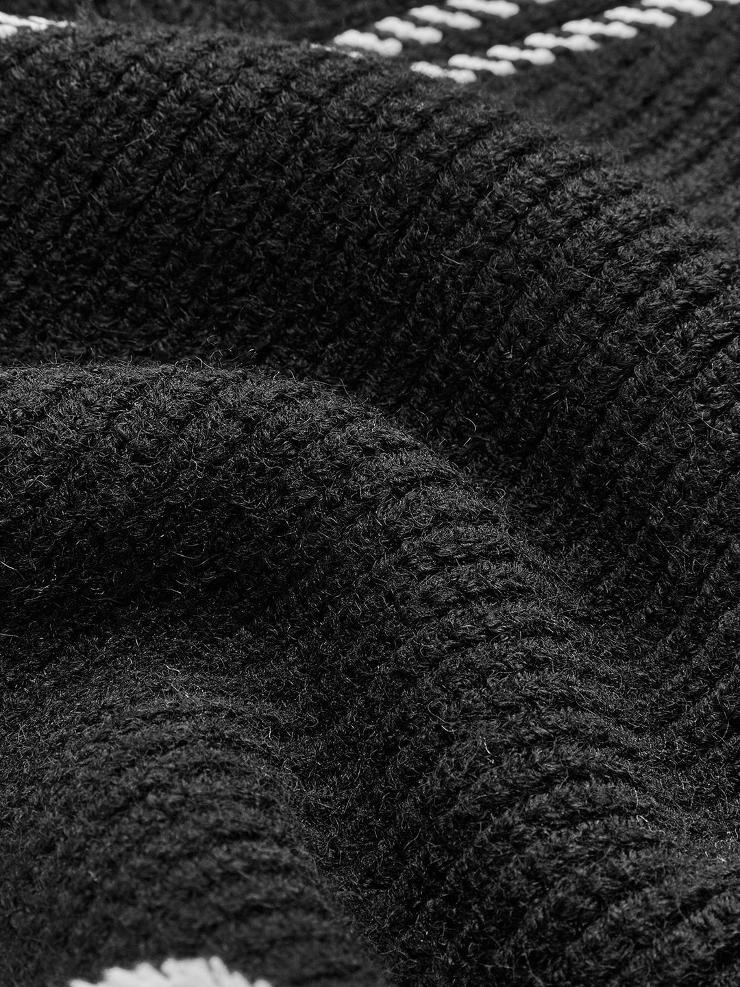 Kontrast Boru Panel Rahat Hırka