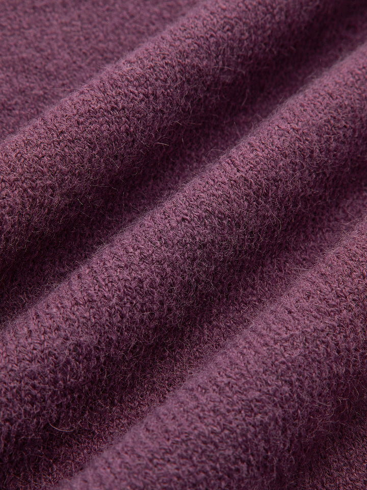 İşlemeli Kenar Drapeli Omuz Örgü Üst