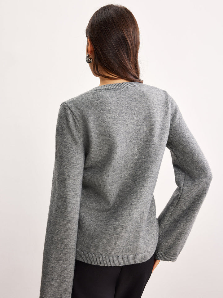 Boş Zaman Çin Düğüm Düğmeli Hırka