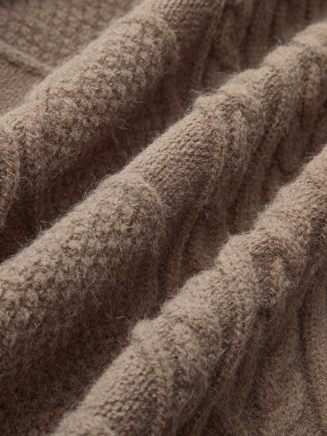 Turtleneck Düğümlü Kazak Yelek