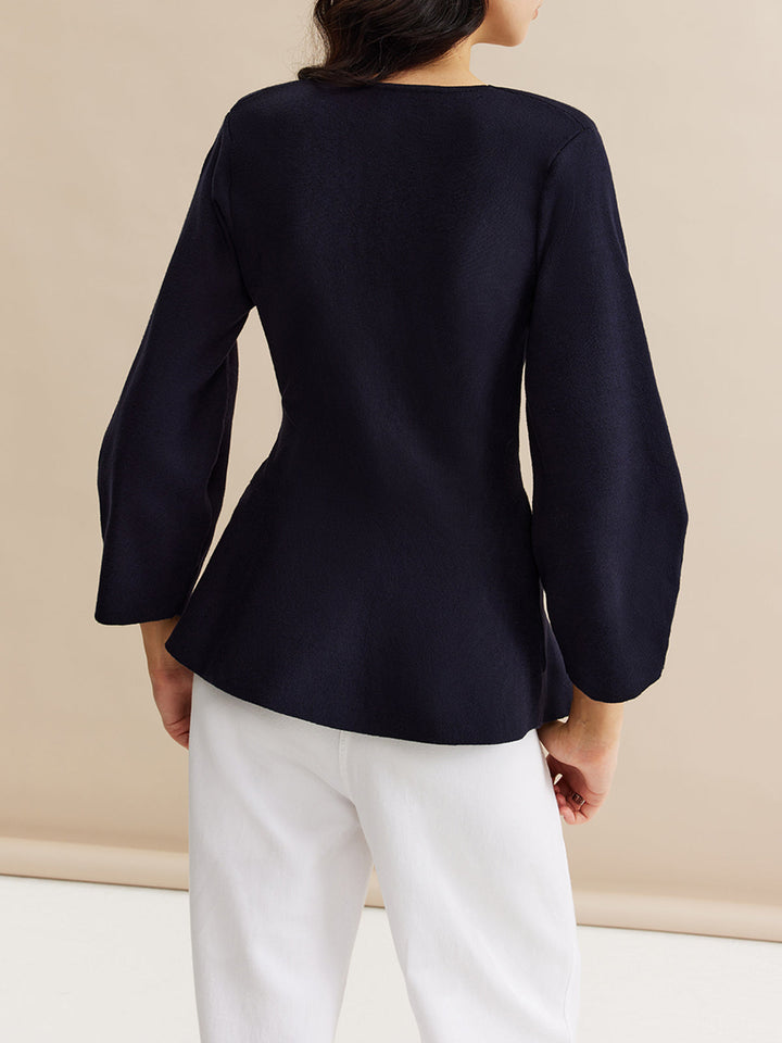 Minimalist Kemerli Sarma Kardigan