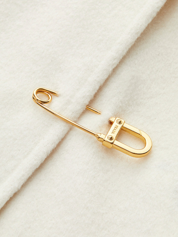 Pin-Detaylı Kolsuz Sıcak Elbise