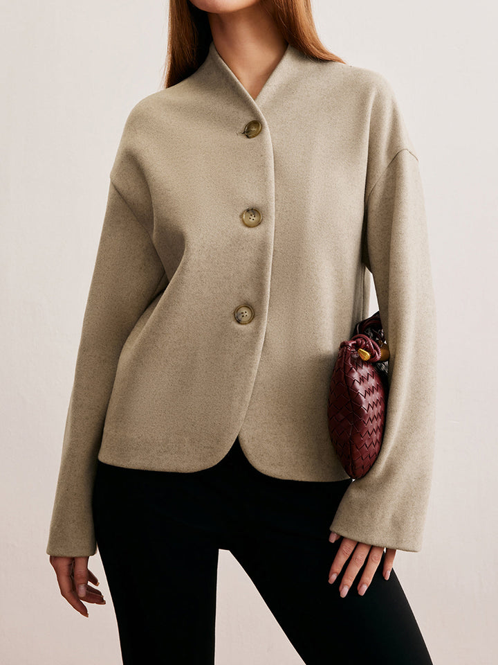 Minimalist Regular Fit Düğmeli Kardigan