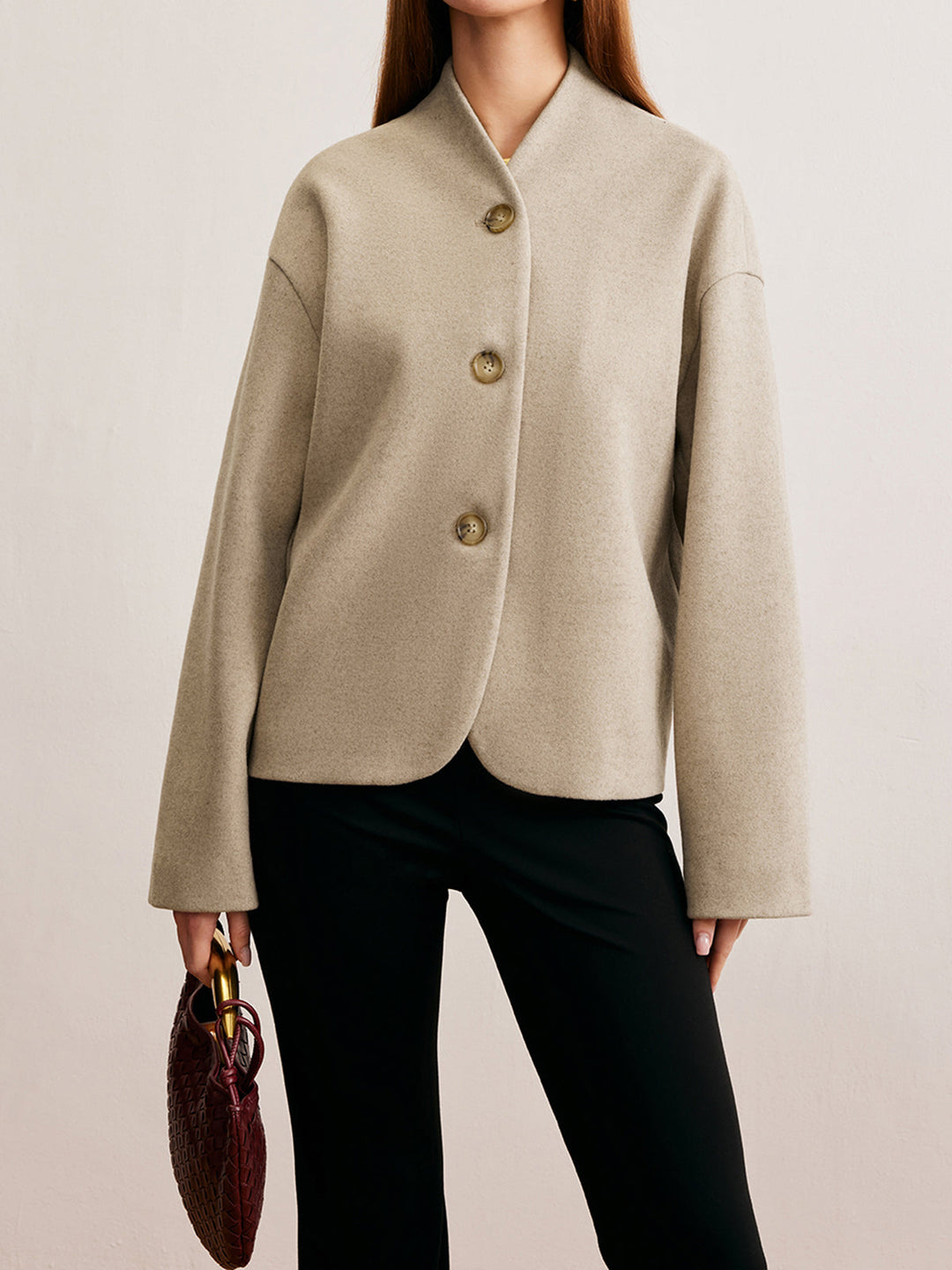 Minimalist Regular Fit Düğmeli Kardigan