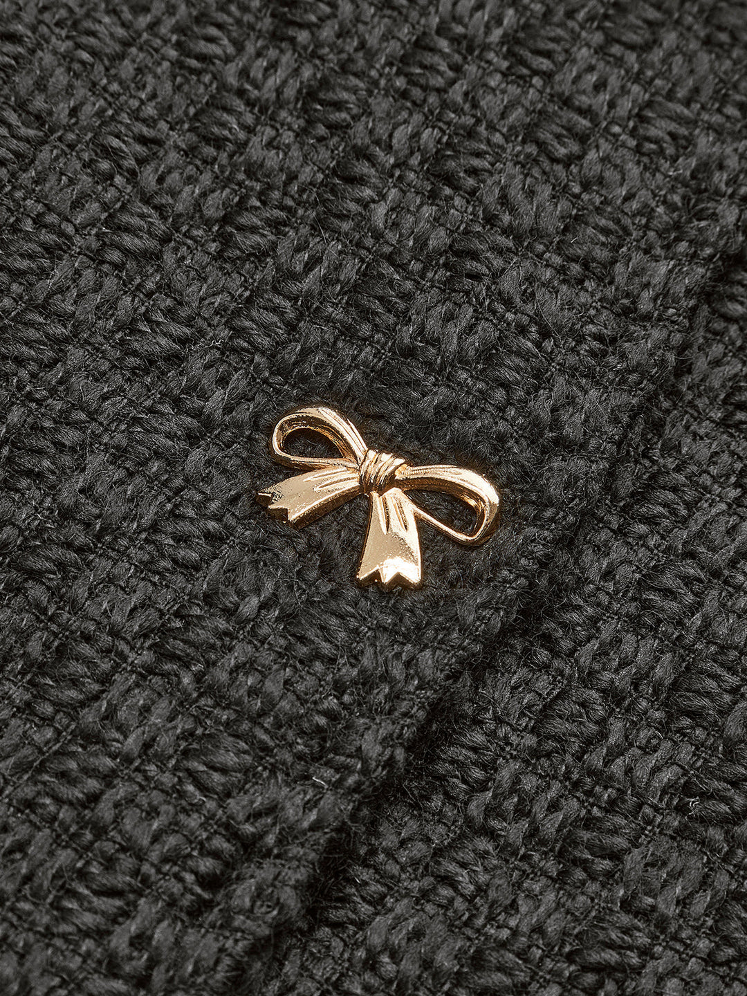 Altın Fiyonklu Tweed Ceket