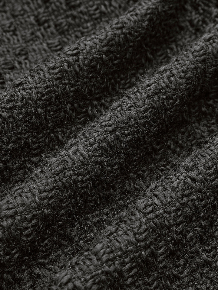 Altın Fiyonklu Tweed Ceket