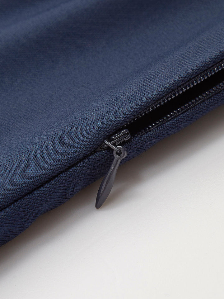 Pliseli Panel Polo Elbise