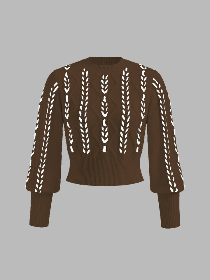 Kontrast Bağlamalı Sıkıştırılmış Kazak