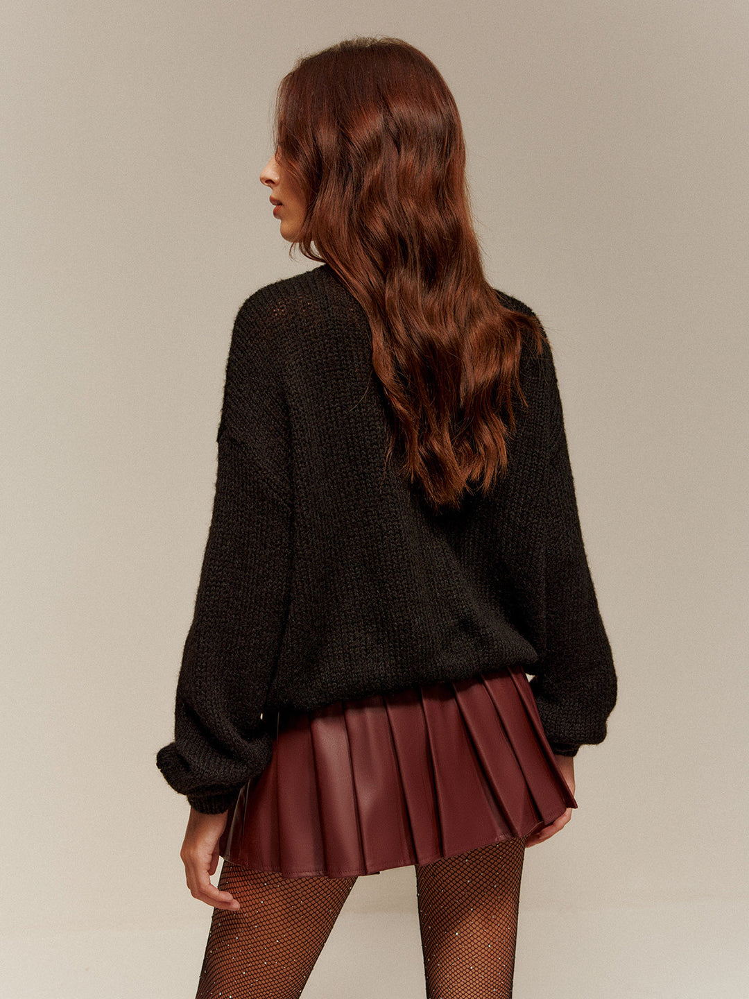 Taşlı Dekorlu Rahat Kazak