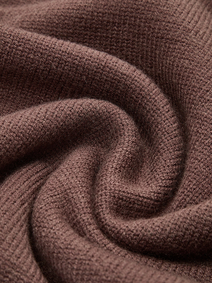 Minimalist Düz Shift Kazak