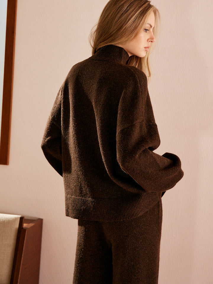 Temel Balıkçı Yakalı Sweatshirt