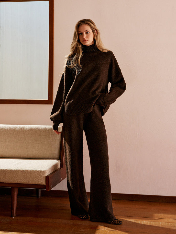 Temel Balıkçı Yakalı Sweatshirt