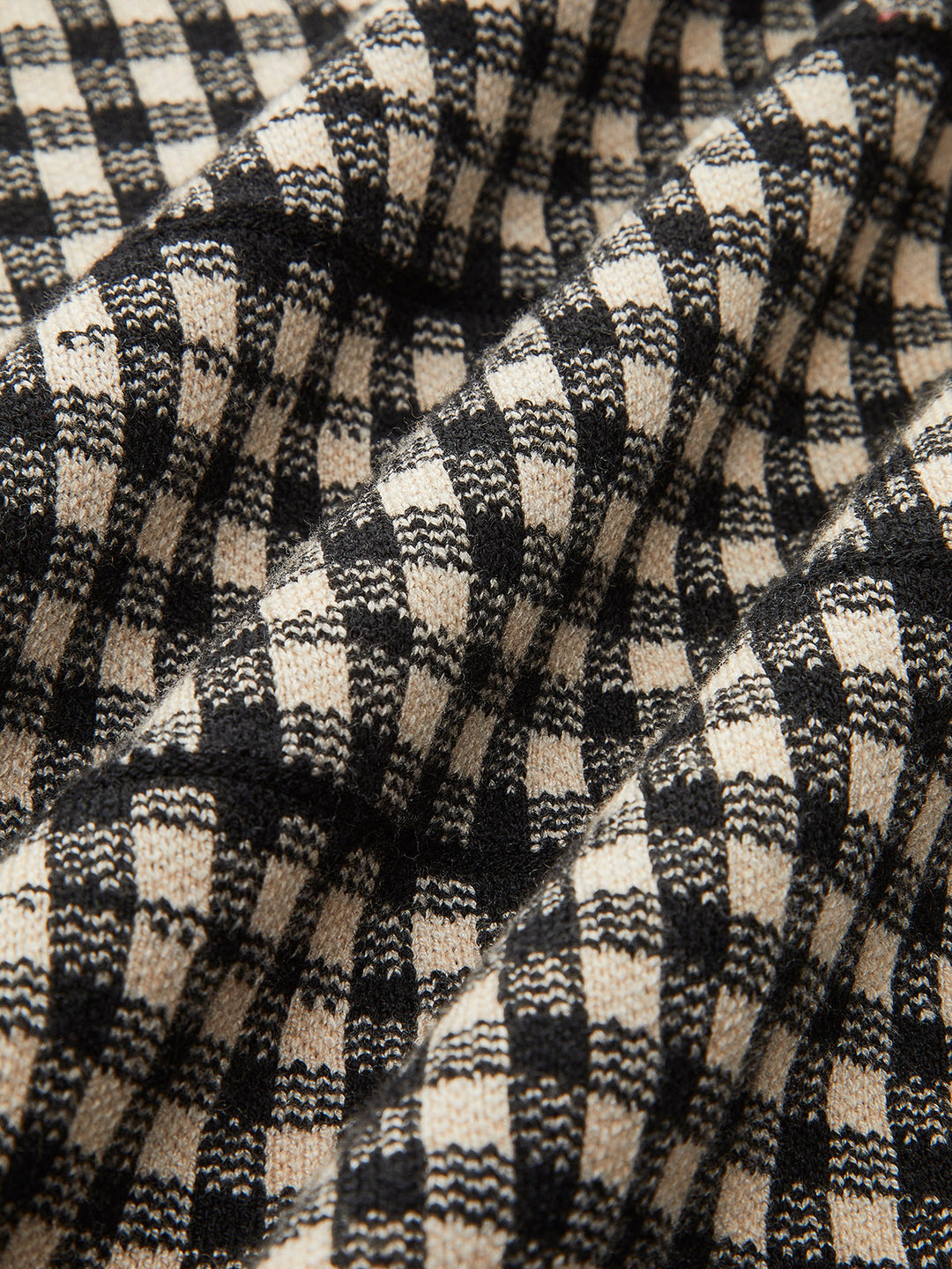 Kemerli Triko Kazak Ekose Etek Elbise