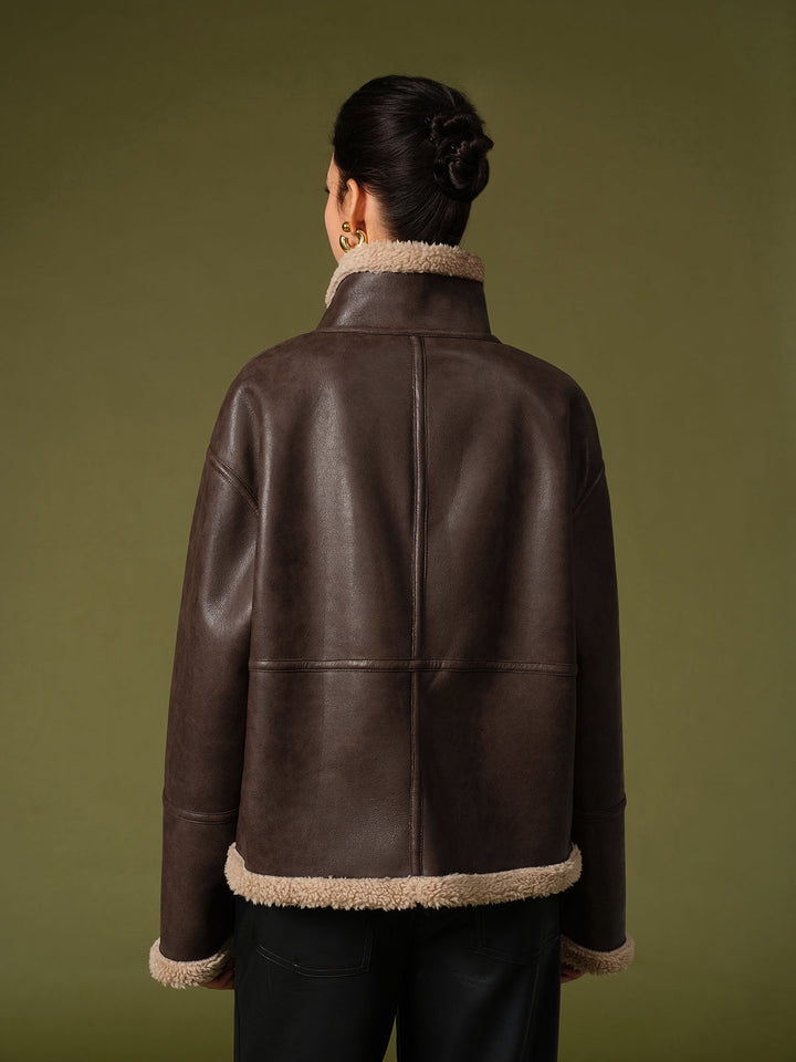 Polar Pu Deri Sıcak Ceketler