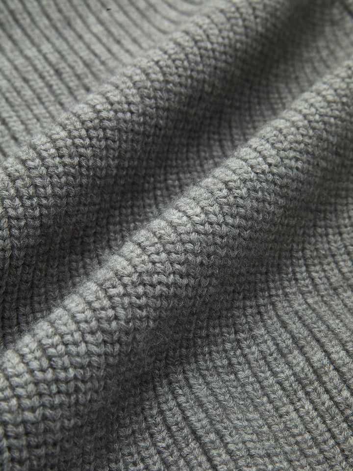 Leisure Kontrast Yaka Örgü Üst