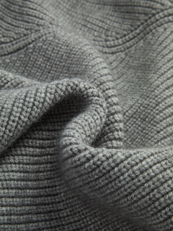 Leisure Kontrast Yaka Örgü Üst